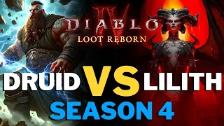 Diablo 4 - LANDSLIDE Druid Crushes Uber Lilith // Season 4