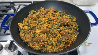 How To Make The Authentic Ghanaian Spinach Stew/Kontomere Stew/Nigerian Egusi Soup