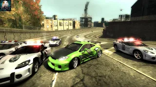 Mitsubishi Eclipse - Need For Speed Most Wanted | Epic Police Chase!