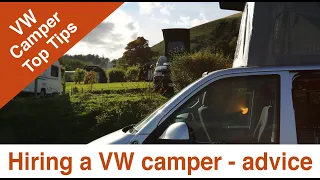 Campervan Hire | VW Campervan rental advice