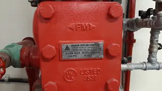 alarm check valve Testing video