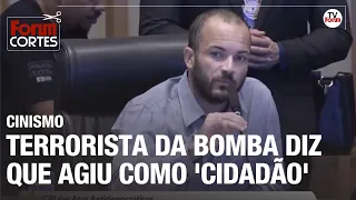 Homem que plantou bomba em Brasília debocha em respostas à CPI e diz que "não foi um ato fracassado"