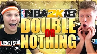 HUGE DOUBLE OR NOTHING WAGER VS JESSERTHELAZER! NBA 2K18 MYTEAM