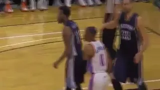 Marc Gasol fights Westbrook