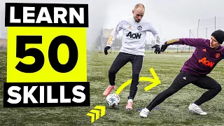 50 EASY to DIFFICULT football skills in 5 minutes