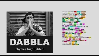 Dabbla - Psychoville - Verse 3 - Lyrics, Rhymes Highlighted (068)