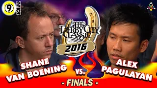 9-BALL: Shane VAN BOENING vs Alex PAGULAYAN - 2016 DERBY CITY CLASSIC 9-BALL DIVISION - Finals