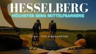 170km Rennradtour - Auf den höchsten Berg Mittelfrankens - Hesselberg 🇩🇪