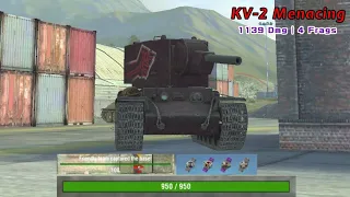 KV-2 no damage (II) | 1.1K DMG | 4 Frags | Wot Blitz