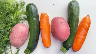 Carrot and Zucchini soup | Carrot, Potato and Zucchini soup recipe