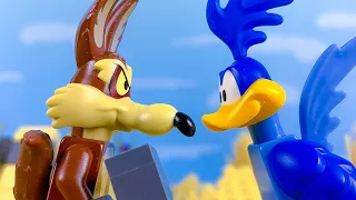 10 Best LEGO Roadrunner VS Coyote Episodes | Stop Motion Animation