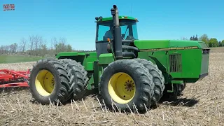 JOHN DEERE 8970 Tractor Working on Spring Tillage