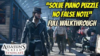 Assassin's Creed Syndicate - Solve Piano Puzzle No False Note Walkthrough (Sequence 4 Memory 7)