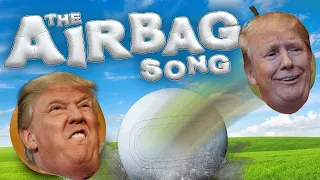 Annoying Orange Airbag Song, But donald trump is singing it.