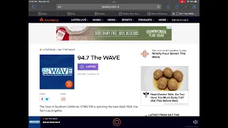 (Incomplete) 94.7 The WAVE Commercial Break on KTWV-FM 94-1 4/20/22