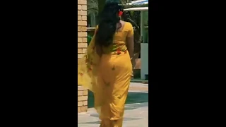 Hemamalini saree back show