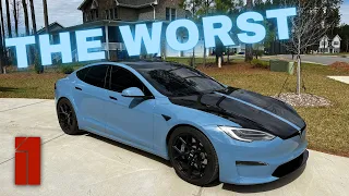 Worst Vinyl Wrap Ever - Plaid Model S