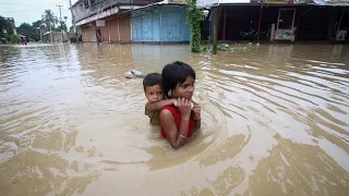 Dozens killed in Bangladesh and India floods, millions displaced