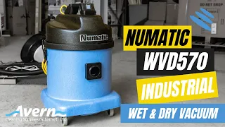 Numatic WVD570 Wet & Dry Vacuum Cleaner | Compact Domestic & Industrial Machine