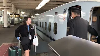 【九州新幹線】元気な車掌