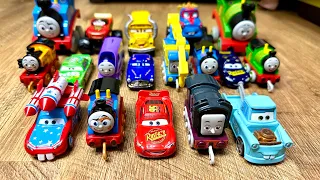 Clean up muddy minicars & disney car convoys! Thomas and Friends and Lightning McQueen