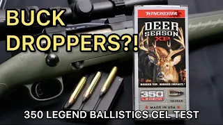 BUCK DROPPERS?! 350 Legend Winchester Deer Season XP 150gr Ammo Test
