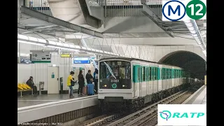 La ligne 12 du métro parisien