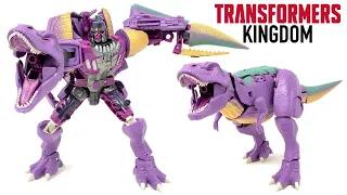 Transformers Kingdom Leader Class T-REX MEGATRON Review