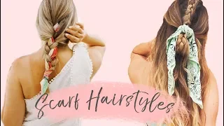Easy To Do Scarf Hairstyles!!