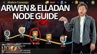 How to get to the Arwen and Elladan Nodes | LOTR: Heroes of Middle-earth