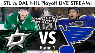 Blues vs Stars NHL Playoff Game 1 LIVE STREAM! (Round 2 Stanley Cup Series STL/DAL Reaction)