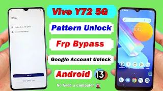 vivo y72 5g hard reset frp unlock | Vivo y72 5g frp bypass androied 13 | vivo frp bypass android 13