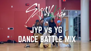 [VIVID] STRAY KIDS: JYP vs YG Dance Battle [DANCE PRACTICE VERSION]