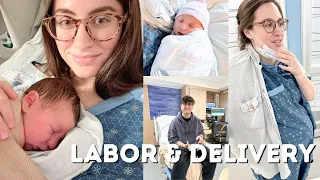 LABOR AND DELIVERY + positive birth vlog + first baby