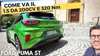 In viaggio con Ford Puma ST il FOCUS MOTORE con i suoi 200 CV e 320 Nm di coppia 🏁