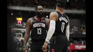 Russell Westbrook Rockets Debut With James Harden 2019 NBA Pre season
