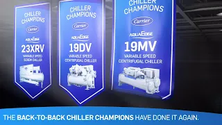 Carrier Chiller Champs – AquaEdge® 19MV Revealed - 6 Second Edit