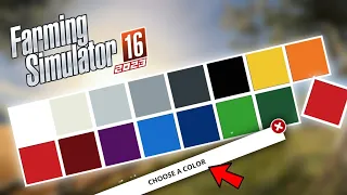 Multiple Colors Choices In Fs16 | Fs16 Multiplayer | Timelapse |