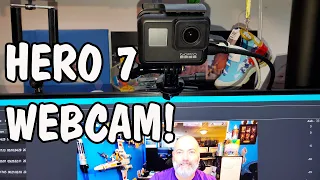 GoPro Hero 7 Black as a webcam - fixed overheating and video lag