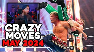 WWE Craziest Moves May 2024