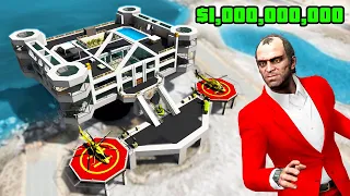 TREVOR'S $1,000,000,000 HOUSE UPGRADE (GTA 5)