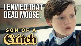 Son of a Critch: The moose and the school bus (clip from episode one)