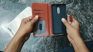 UNPACKING XIAOMI REDMI NOTE 4 FLIP COVER MAGNETIC WALLET CASE