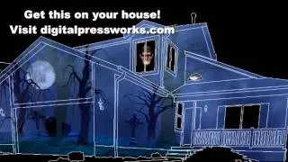 Somebody's Watching Me - Friends On The Other Side Sample Halloween House Projection Video