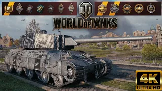 Ju-To - Ruinberg map - 10 kills - 5k damage World of Tanks replay 4K