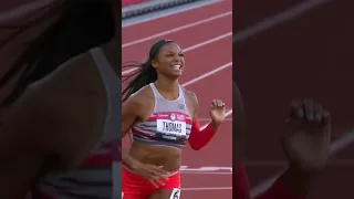 The moment Gabby Thomas knew  | 🎁⬇️SUBSCRIBE now and WIN a PRIZE👇🎁 #olympics #sports #shorts