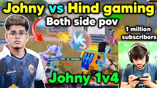 Jonathan vs Hind gaming fight in pochinki 🔥 Jonathan pure 1v4 clutch 🇮🇳