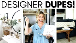 HOME DECOR DUPES || HIGH-END LOOK FOR LESS || HOME DECORATING IDEAS || DESIGNER LOOK FOR LESS