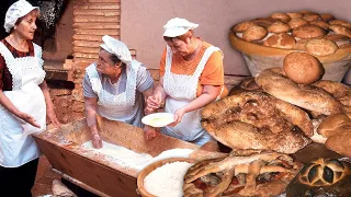 Breads and sweets kneaded as in the past, by hand and without machines. Recipes with tradition