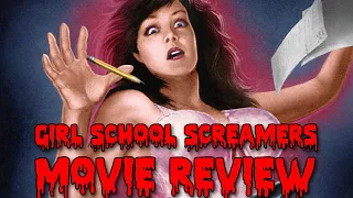 Girl School Screamers | 1985 | Movie Review | Vinegar Syndrome | Horror | Blu-ray | Troma